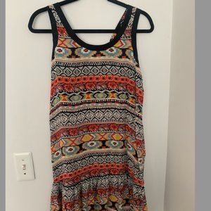 Tolani Colorful Patterned Lightweight Summer Dress